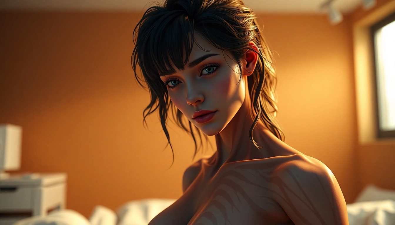 Engage with an advanced NSFW AI image generator creating hyper-realistic adult visuals with detailed features.