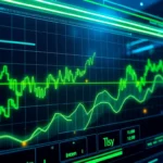 Aicoin digital chart with live market data and dynamic analytics visuals for investors and traders